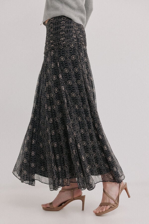 Hoss Intropia Roc&iacute;o. Saia estampada Multicolorido