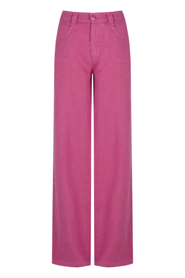 Hoss Intropia Paupa. Pantal&oacute;n de lino Lila