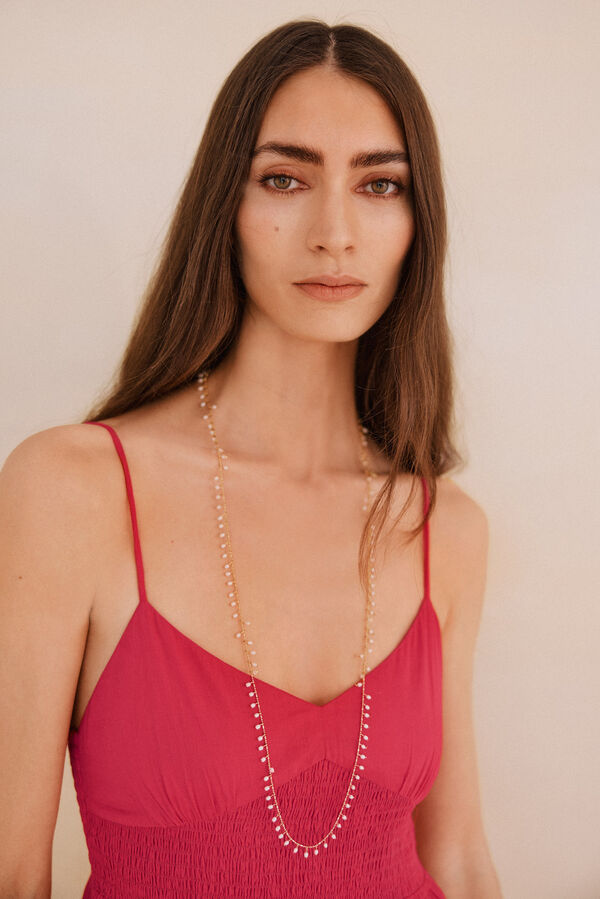 Hoss Intropia Abril. Vestido tirantes. Morado