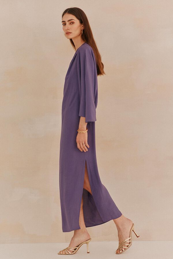 Hoss Intropia Adriana. Vestido assimétrico liso Roxo
