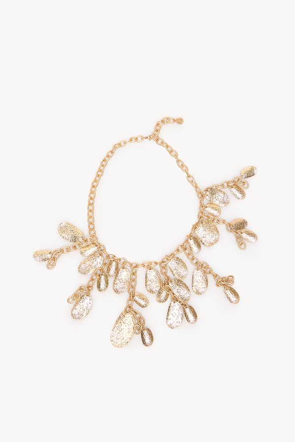Hoss Intropia Lucy. Collar eslabones bañado en oro Dorado
