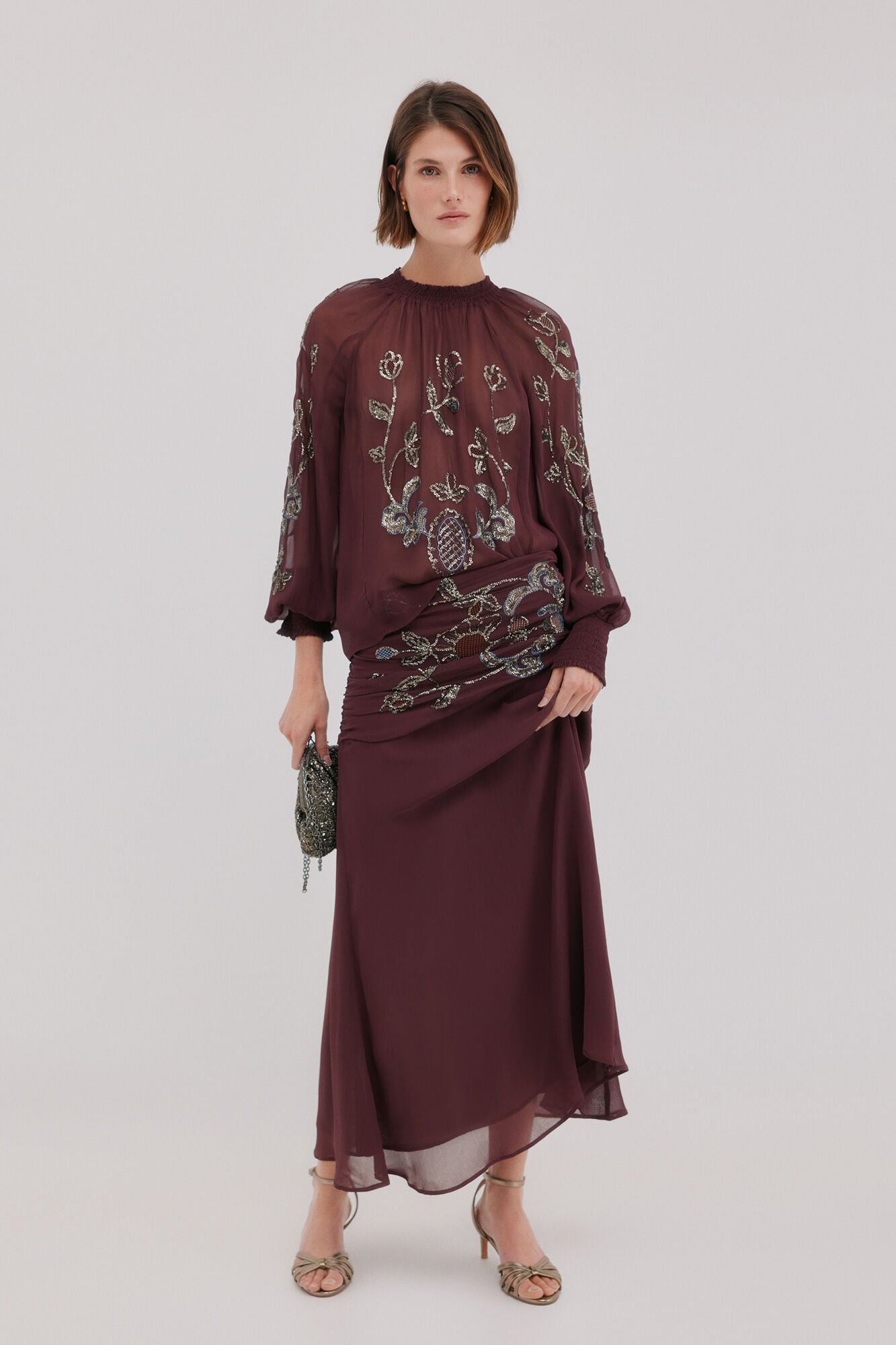 Hoss Intropia Ranira.Falda beads