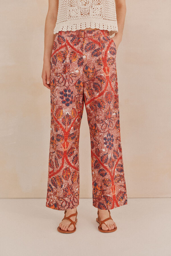 Hoss Intropia Philipa.Pantalon estampado Multicolor