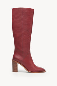 Hoss Intropia Amanda. Botas altas de napa Beige