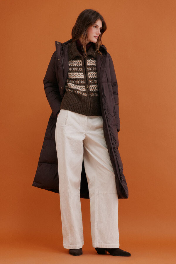 Hoss Intropia Diletta. Desportiva acolchoado Castanho