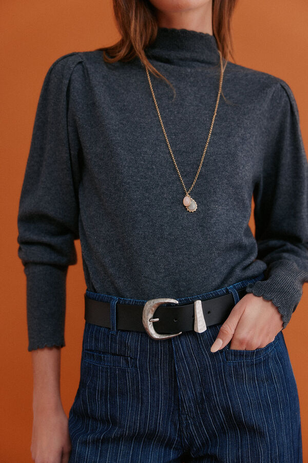 Hoss Intropia Ingrid. Jersey manga larga Gris