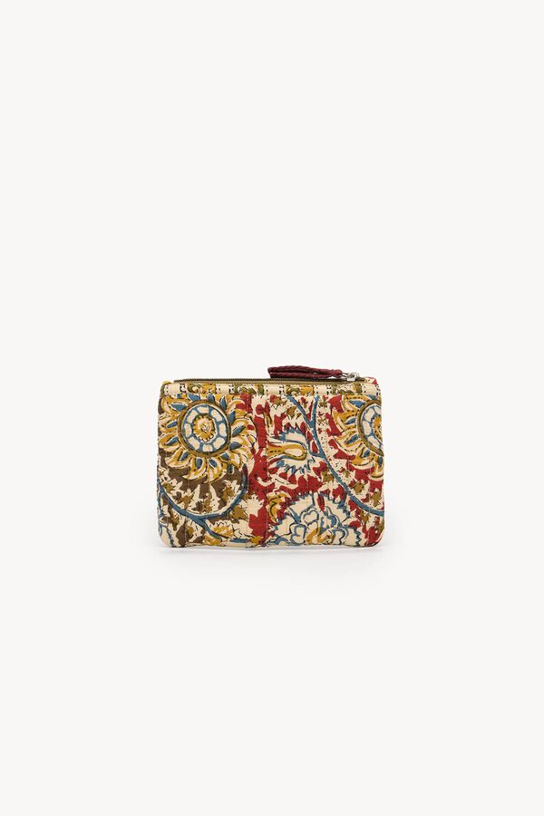 Hoss Intropia Laura. Cartera estampada acolchado Multicolor