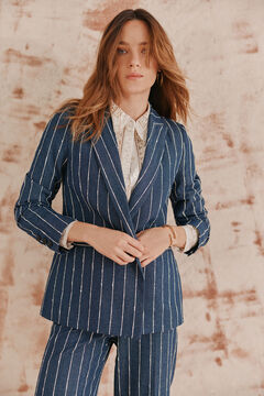 Hoss Intropia Elvira. Blazer riscas Azul