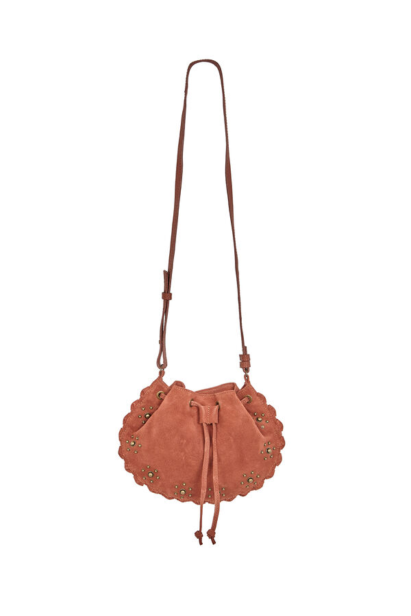 Hoss Intropia Numa. Bolsa de mala de tiracolo de croute Laranja