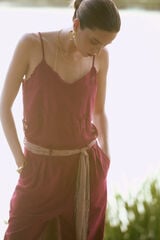 Hoss Intropia Gabriela. Top de tirantes Rosa