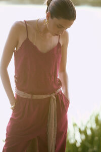 Hoss Intropia Gabriela. Top de tirantes Rosa