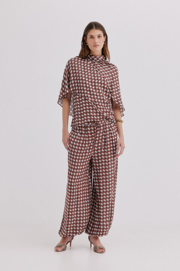Hoss Intropia Clavel. Blusa estampada Multicolor