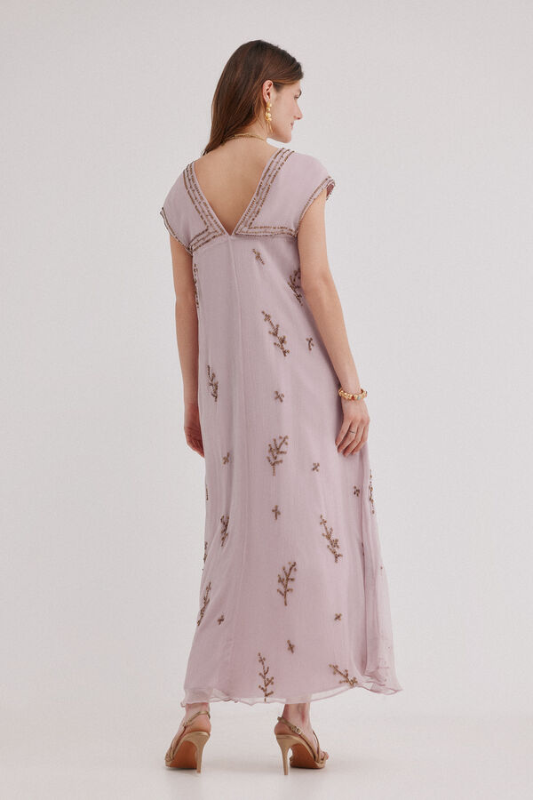 Hoss Intropia Aralina. Vestido fluido Roxo