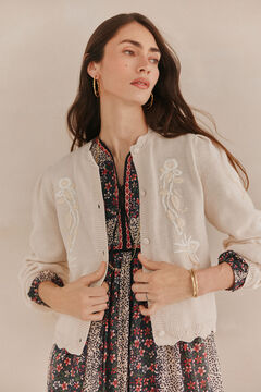Hoss Intropia Sally. Chaqueta con botones Marfil