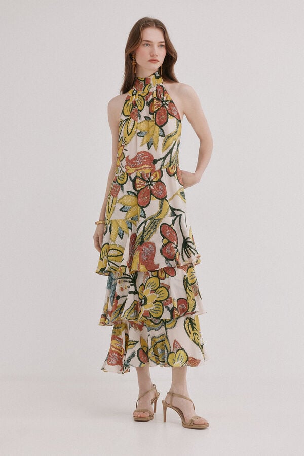 Hoss Intropia Alexandra.Vestido estampado Multicolor