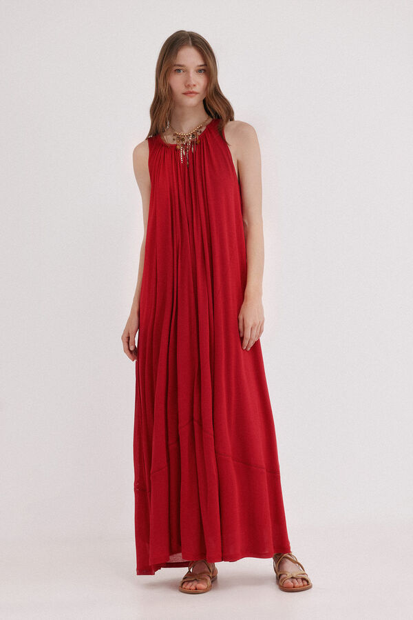 Hoss Intropia Arlet. Vestido comprido Vermelho