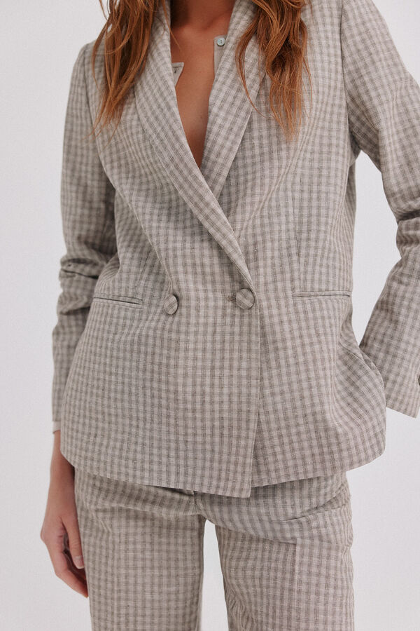 Hoss Intropia Eleanor. Blazer cruzada Marfil