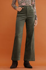 Hoss Intropia Paulette. Calça de perna larga Verde