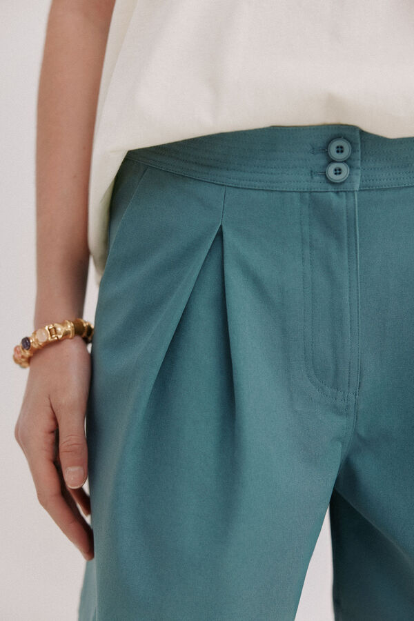 Hoss Intropia Bermuda curta Paulina Azul