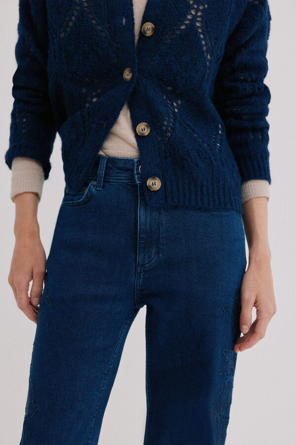 Hoss Intropia Bridgite. Jeans bootcut Azul