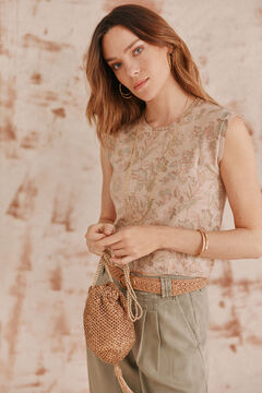 Hoss Intropia Sami. Top floral Ecru