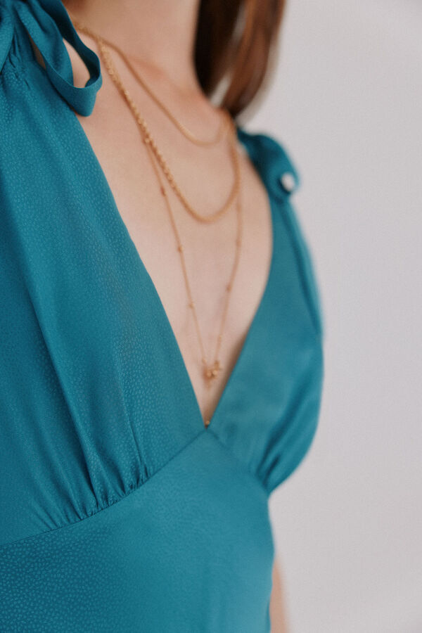 Hoss Intropia Leonor. Vestido midi Azul