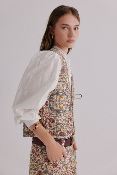 Hoss Intropia Édith. Chaleco estampado