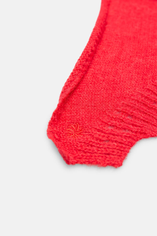 Hoss Intropia Lily. Chal de punto con ondas rojo