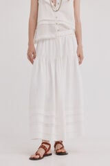Hoss Intropia Rufina. Falda jaretas Beige