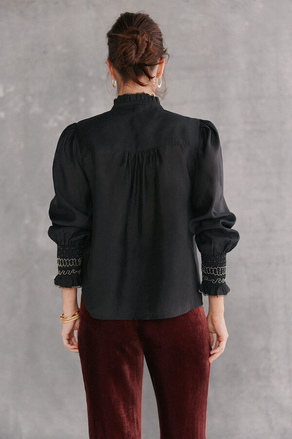 Hoss Intropia Catalina. Blusa manga comprida Preto