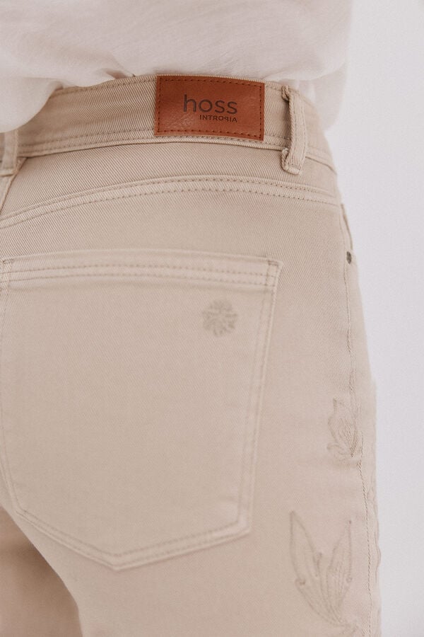 Hoss Intropia Betsy. Jeans bootcut Ecru