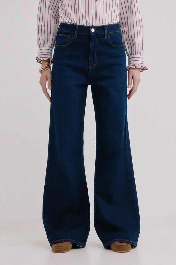 Hoss Intropia Bahiana. Jeans de perna larga Azul