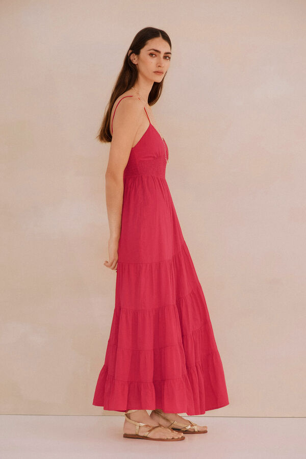 Hoss Intropia Abril. Vestido tirantes. Morado