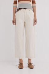 Hoss Intropia Betty. Denim balloon Marfil
