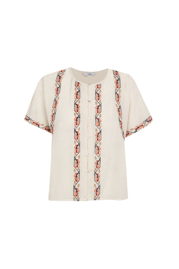 Hoss Intropia Cloe. Blusa flu&iacute;da Marfil