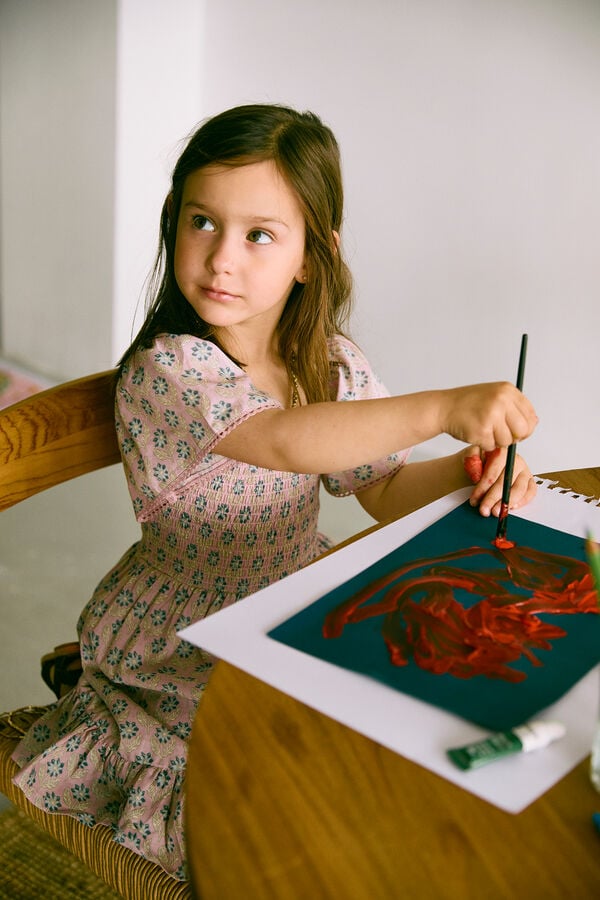 Hoss Intropia Ana. Vestido corto flu&iacute;do Multicolor