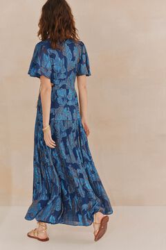 Hoss Intropia Alba. Vestido recortado. Azul