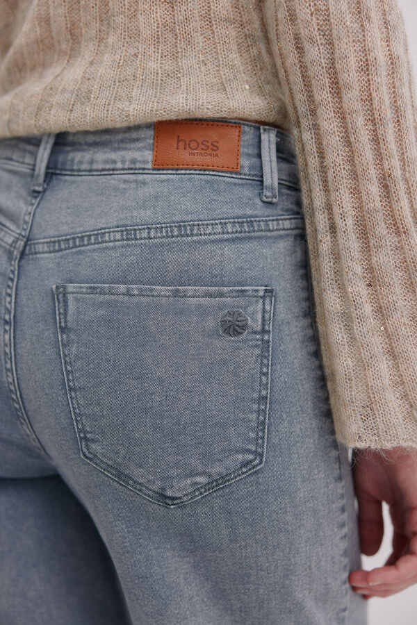 Hoss Intropia Berta. Vaqueros wide leg Gris