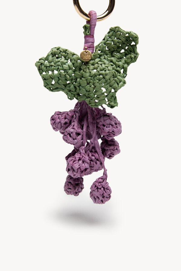 Hoss Intropia Lorena. charm de r&aacute;fia uva Roxo