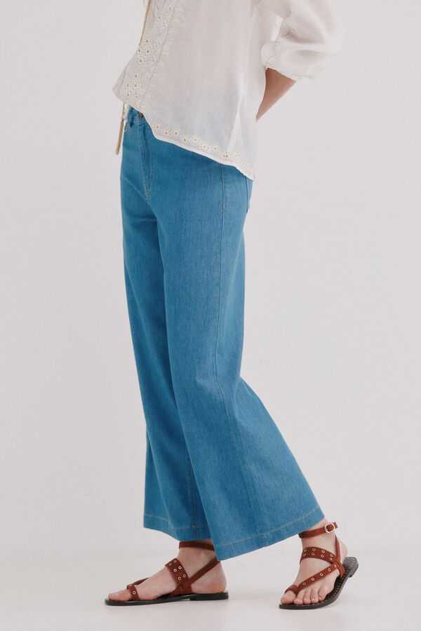 Hoss Intropia Berry. Denim tencel Azul