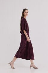 Hoss Intropia Alya. Vestido midi Vino