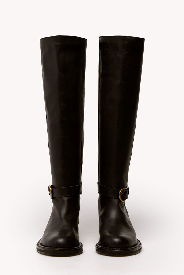 Hoss Intropia Marcela. Botas altas pele Preto