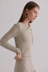 Hoss Intropia Nabila. Top com detalhe de nó Verde