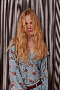 Hoss Intropia Camila. Blusa estampada Estampado Turquesa