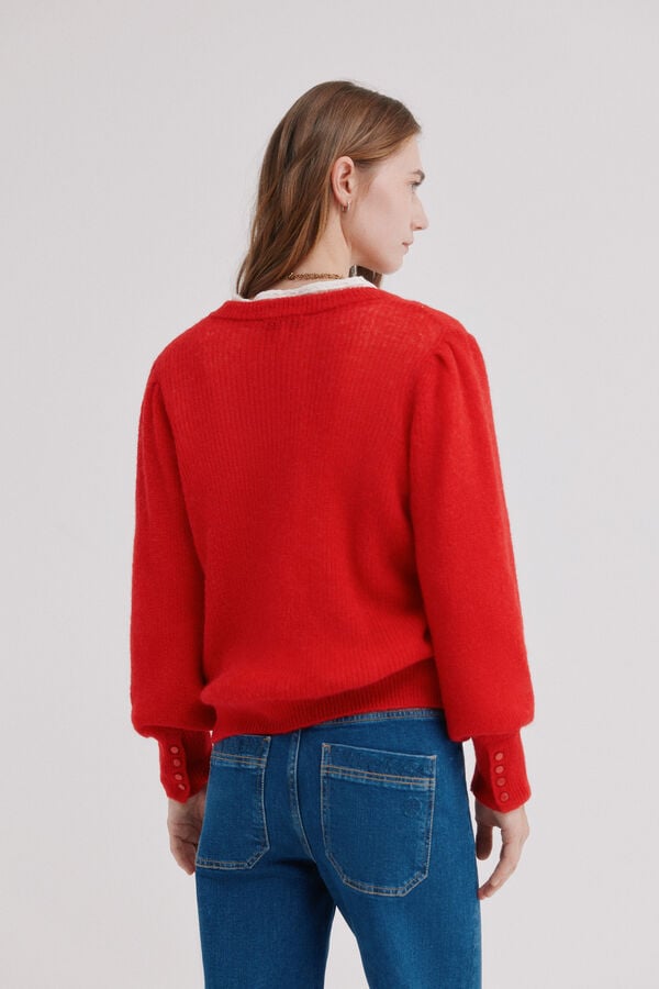 Hoss Intropia Iciar. Jersey de punto rojo