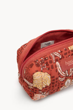 Hoss Intropia Nan. Bolsa de toalete de algodão estampado Subiu