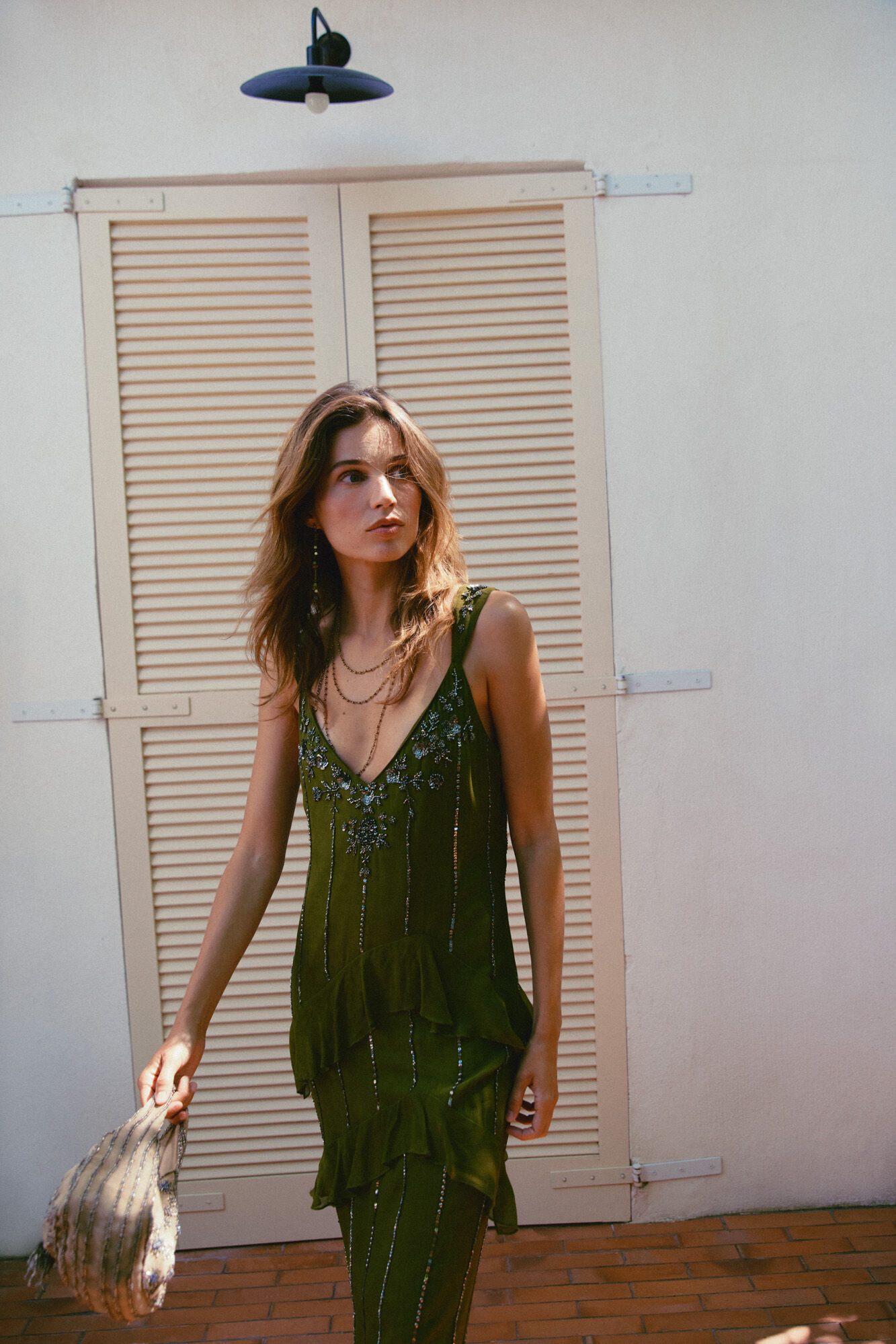 Hoss Intropia Aurore.Vestido abalorios