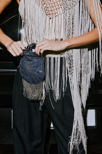 Hoss Intropia Norma. Bolsa de veludo com veludo