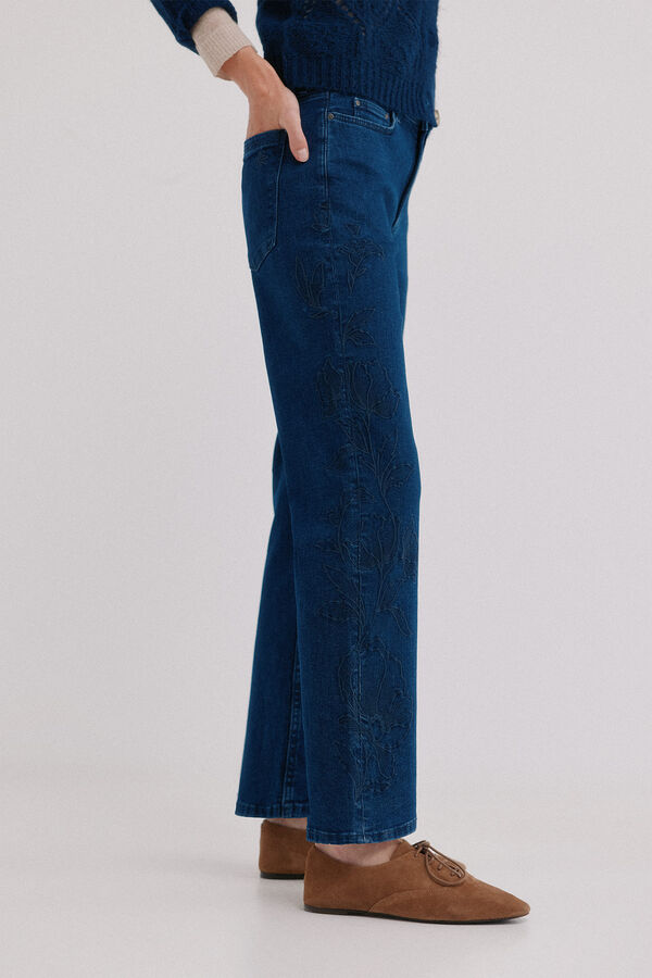 Hoss Intropia Bridgite. Jeans bootcut Azul