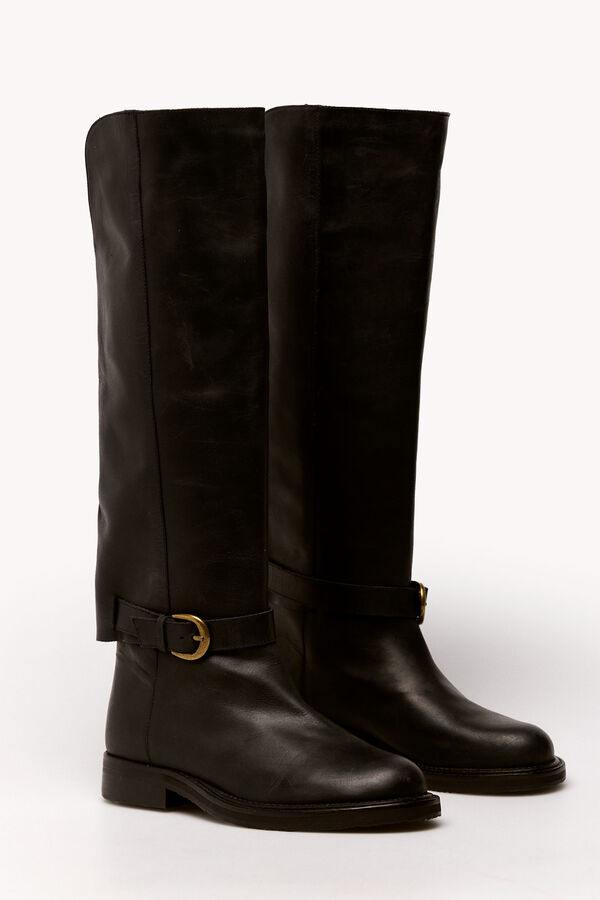 Hoss Intropia Marcela. Botas altas pele Preto